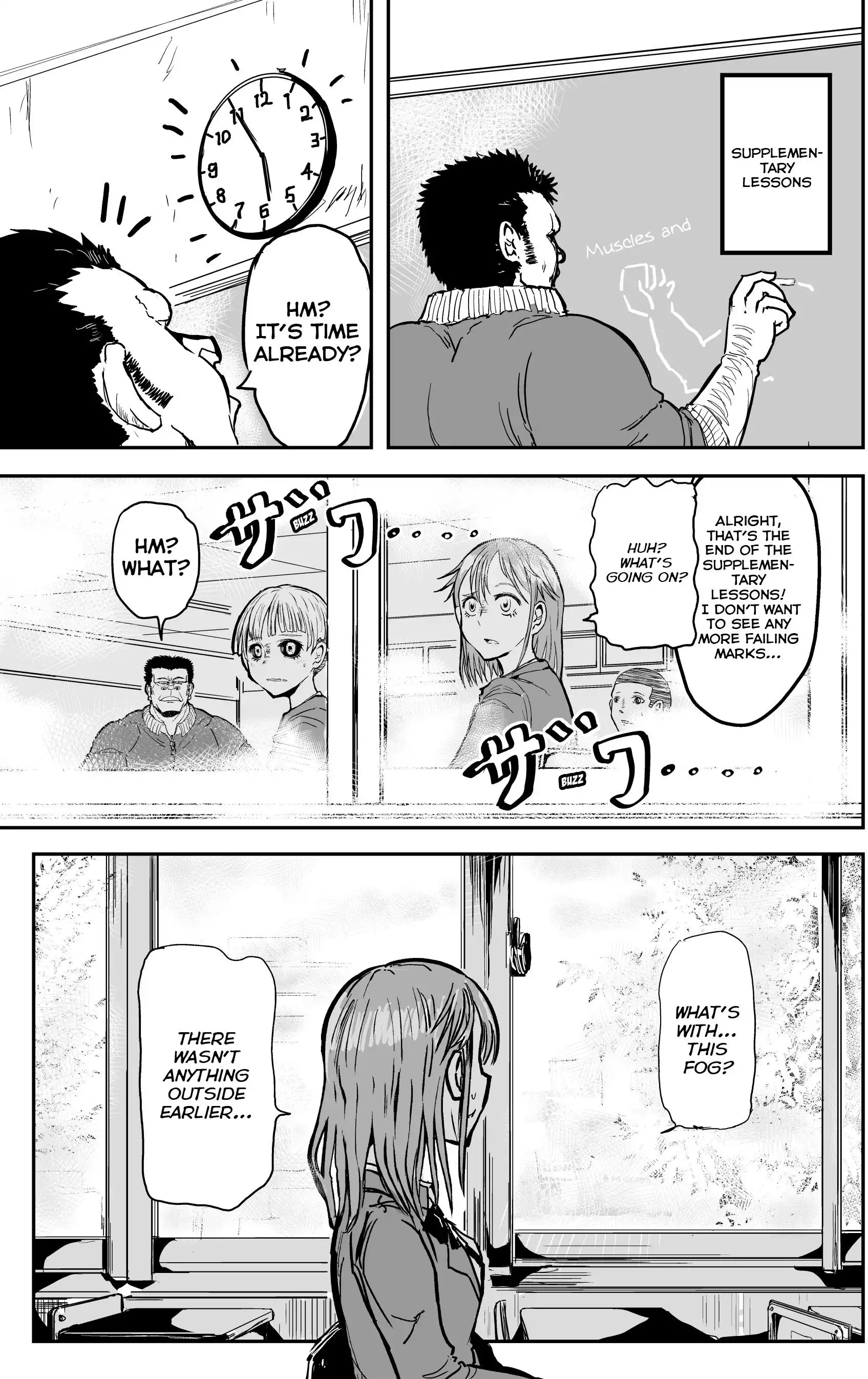 A manga about the kind of PE teacher who dies at the start of a school horror film Chapter 11.5 1